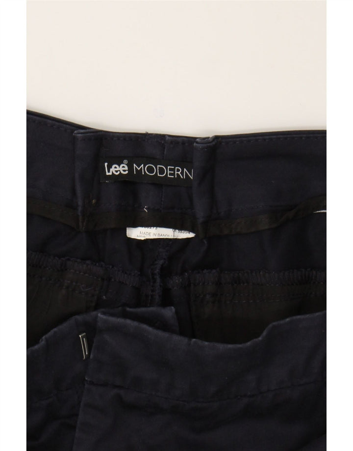 LEE Womens Modern Straight Chino Trousers W36 L31  Navy Blue Classic Vintage Lee and Second-Hand Lee from Messina Hembry 