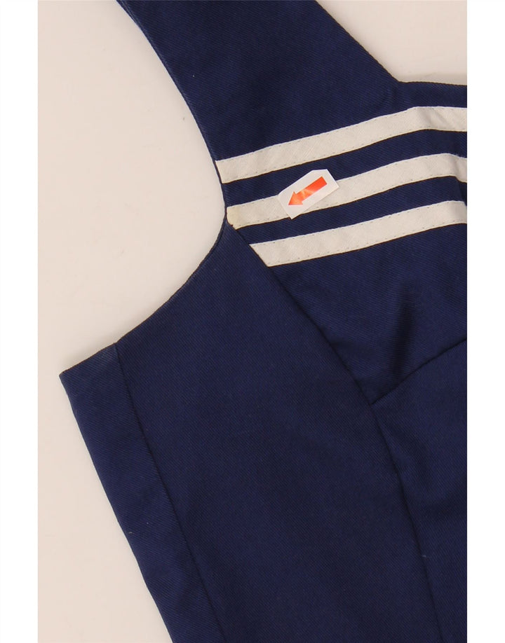 DIOLEN Womens Sleeveless A-Line Dress EU 40 Medium Navy Blue Striped
