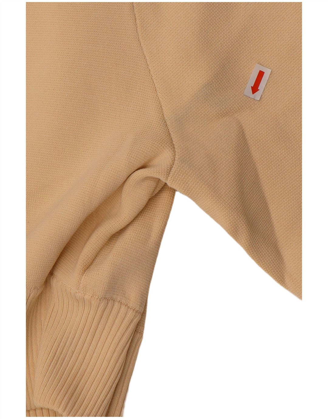 Zara Womens Crop Cardigan Sweater UK 10 Small Beige Polyamid