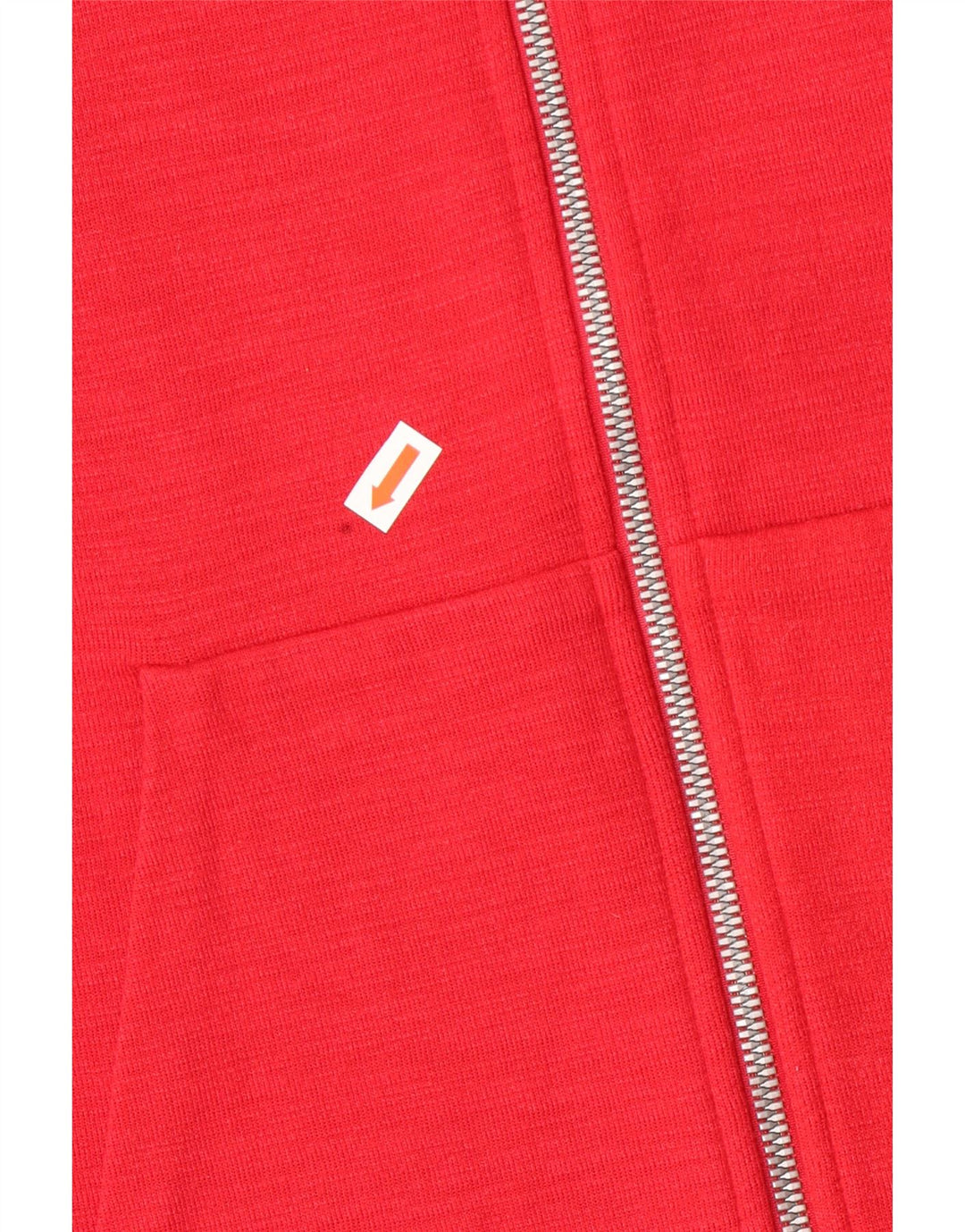 NIKE Mens Zip Hoodie Sweater XS Red Cotton