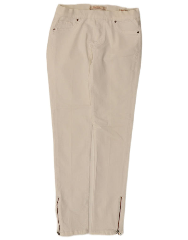 Zara Dame Slim Jeans EU 38 Small W28 L28 Hvid
