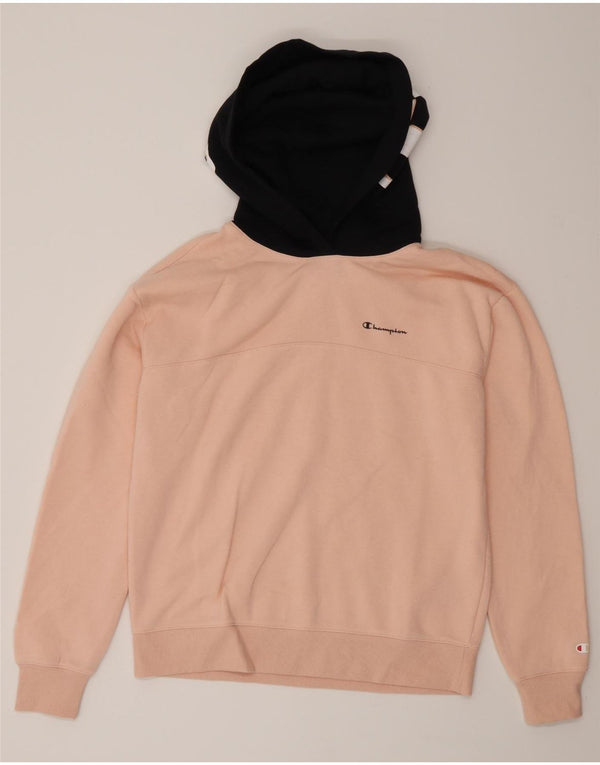 Champion piger grafisk hættetrøje 15-16 år 2XL Pink Colourblock