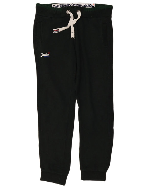 SUPERDRY Herre Slim Fit træningsdragt Bukser Joggers Large Khaki Bomuld