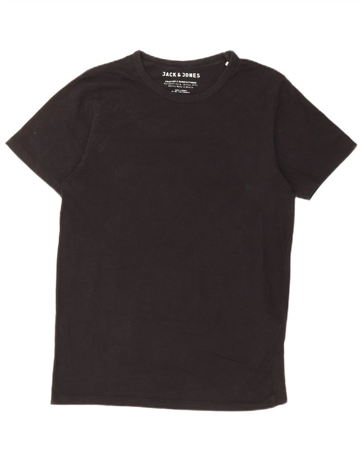 Jack & Jones Herre T-Shirt Top Medium Sort Bomuld