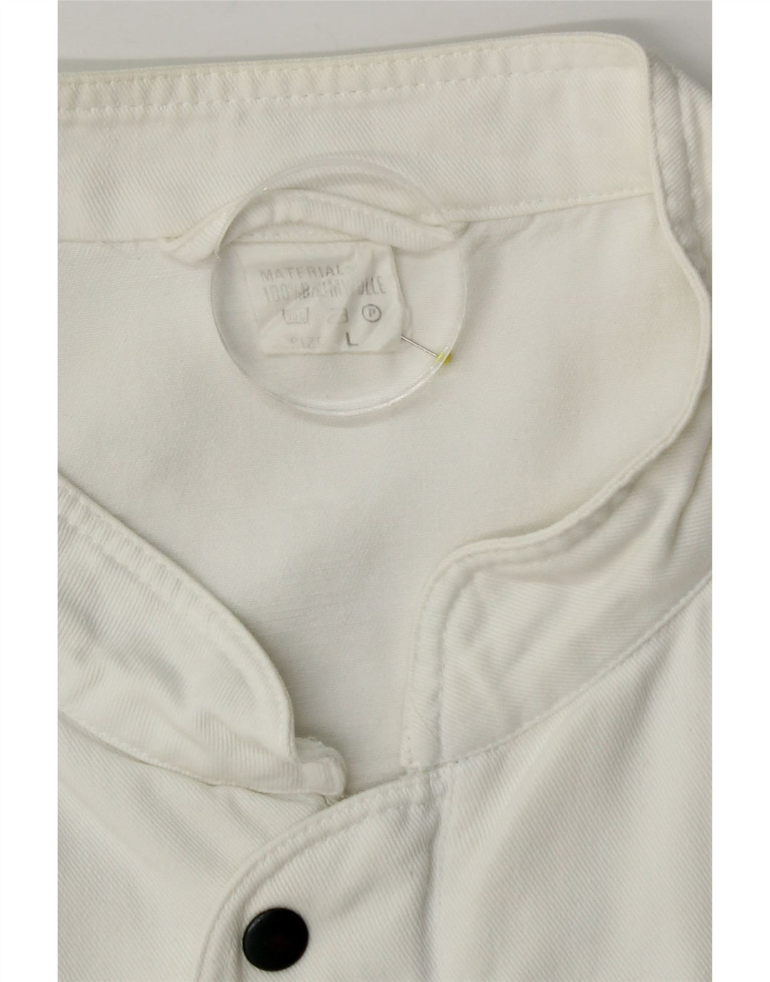 Vintage Herre Utility Jacket UK 40 Large White Cotton