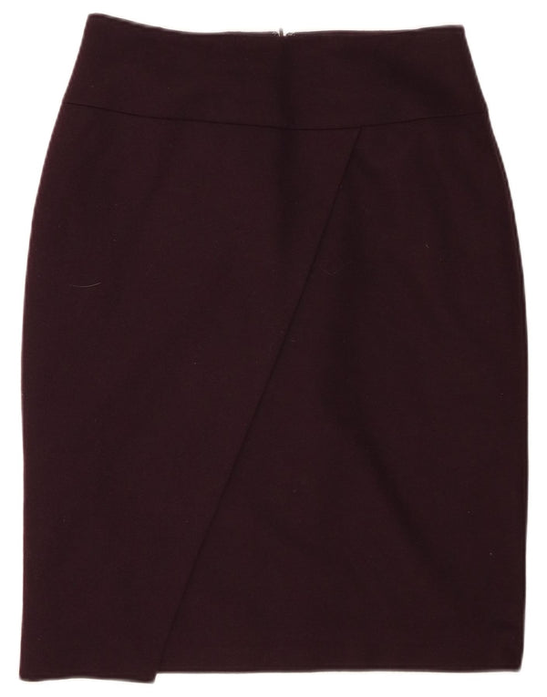 Hobbs Womens Pencil Skirt UK 10 Small W28  Purple Polyester