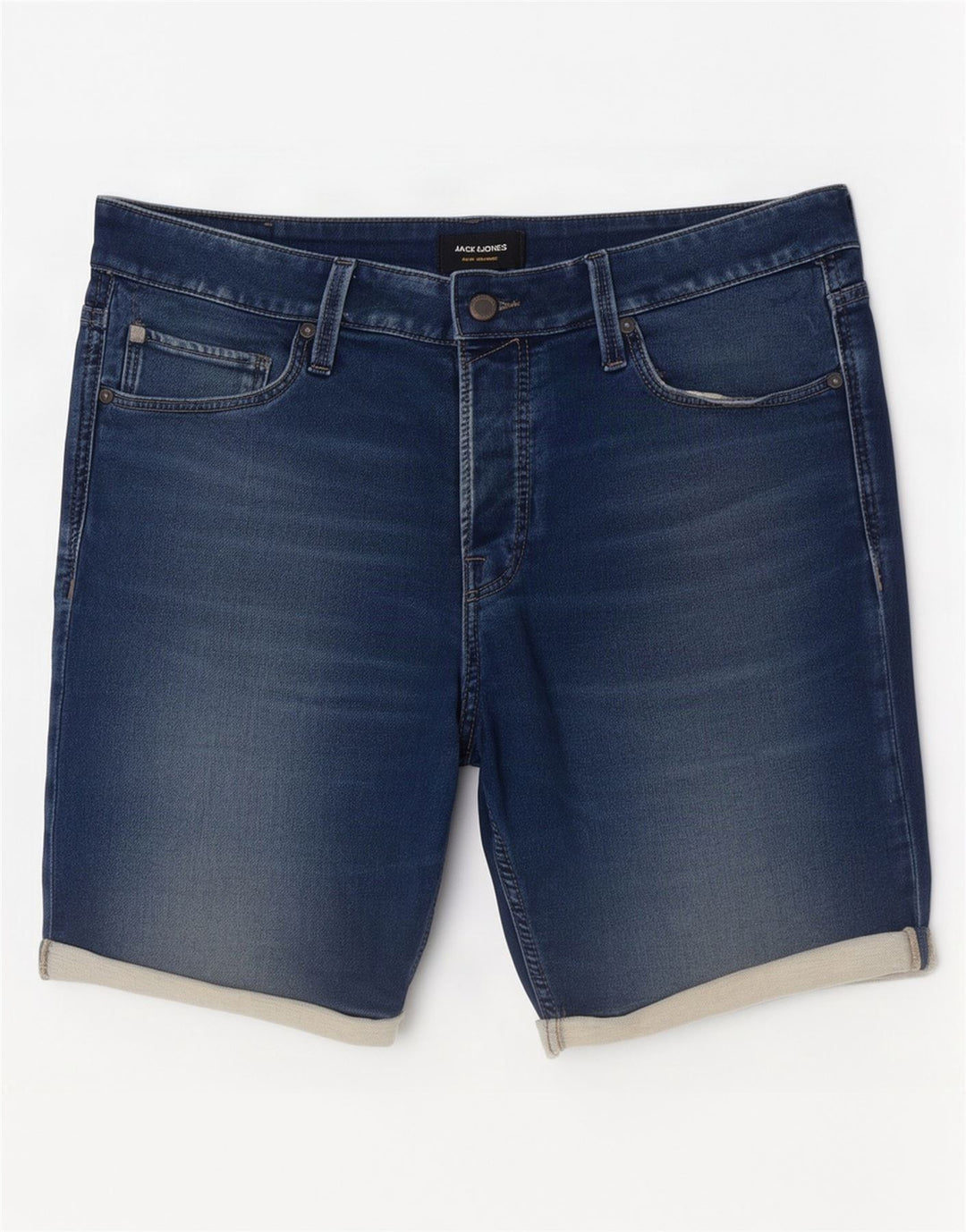Jack & Jones denimshorts til mænd store W34 blå bomuld
