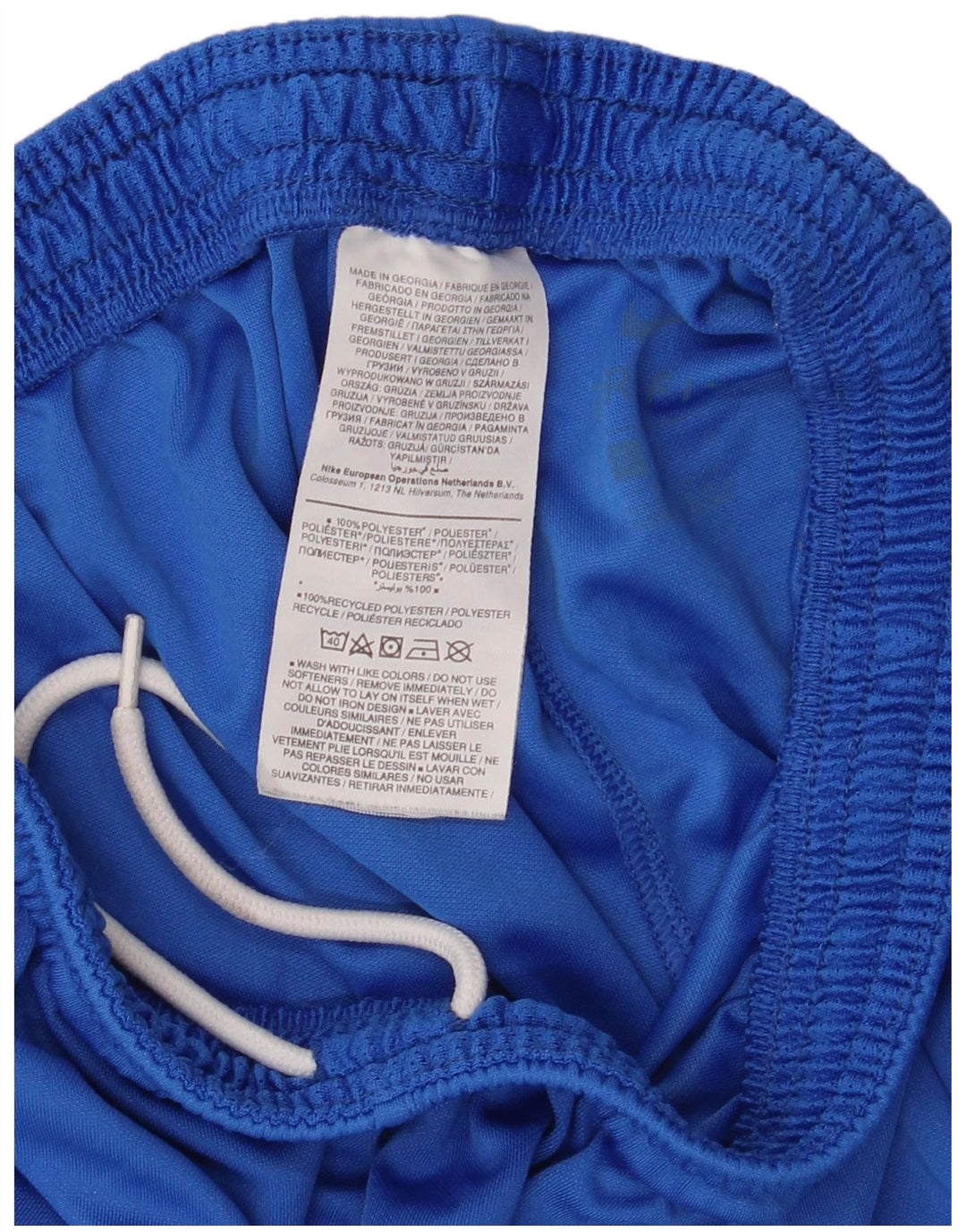 Nike Herre Dri Fit sportsshorts Små blå polyester