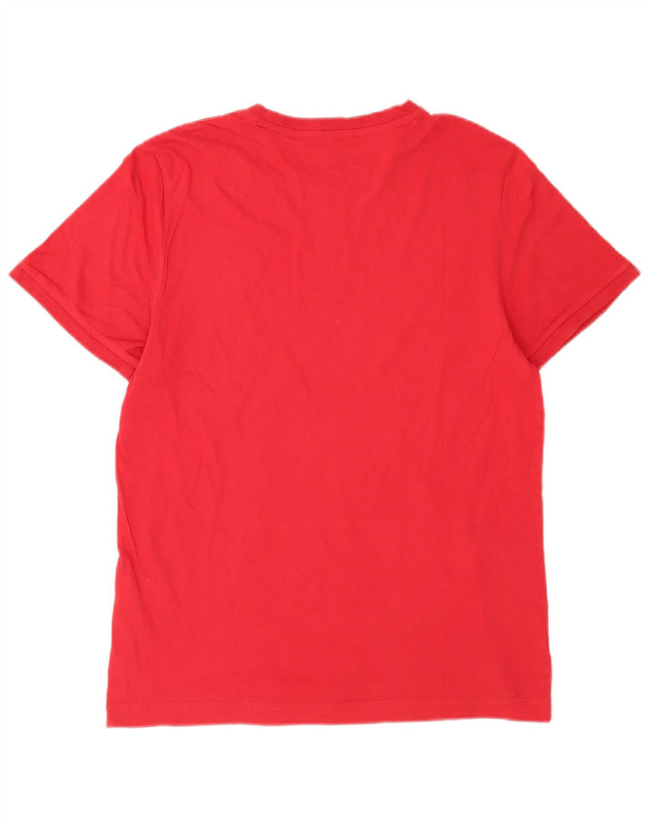 Lotto Herre T-Shirt Top Stor Rød Bomuld