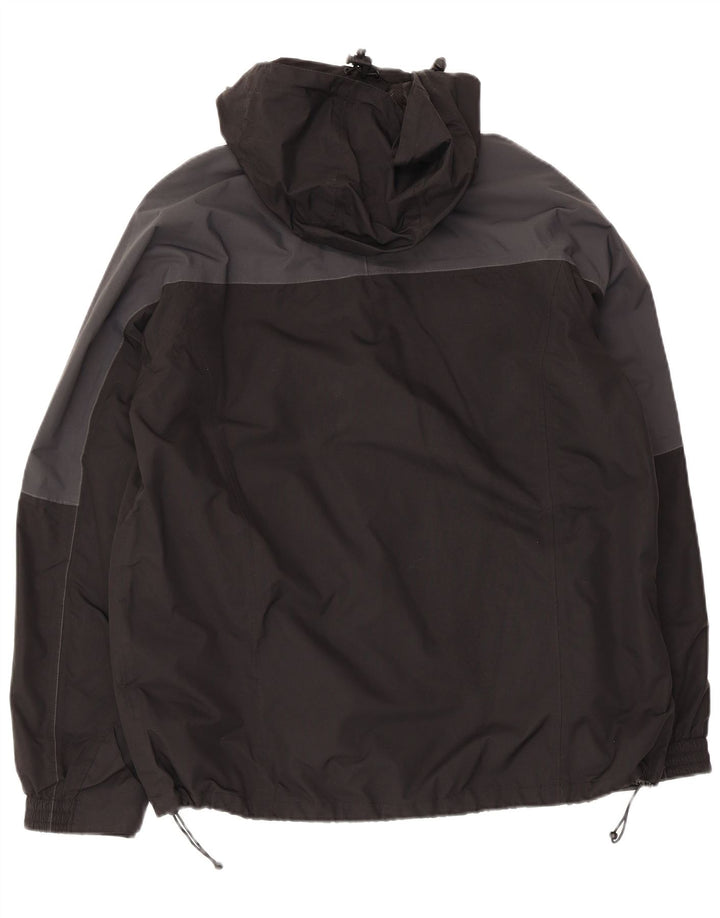 Mountain Warehouse Herre Windbreaker Jacket UK 36 Small Black Colourblock