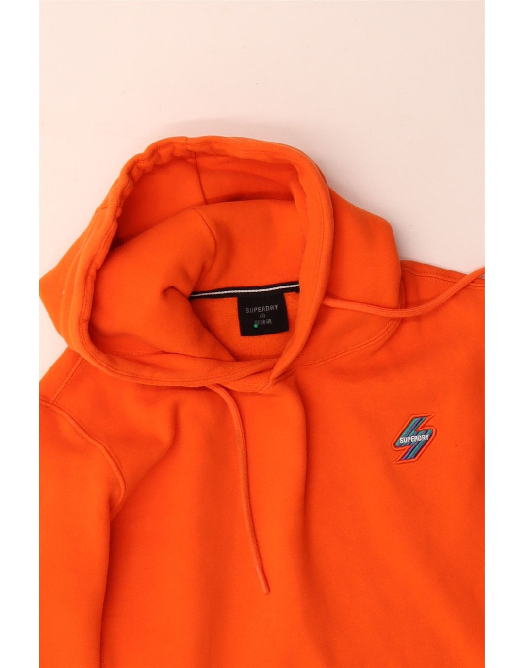 SUPERDRY Hættetrøje til mænd Medium Orange Bomuld