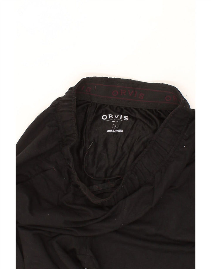 ORVIS Mens Tracksuit Trousers Small Black Rayon Vintage Orvis and Second-Hand Orvis from Messina Hembry 