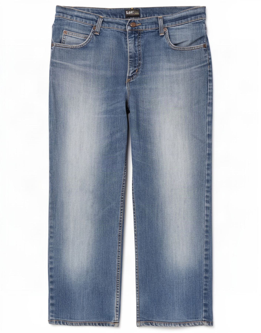 Lee Straight Jeans til mænd W32 L27 Blå