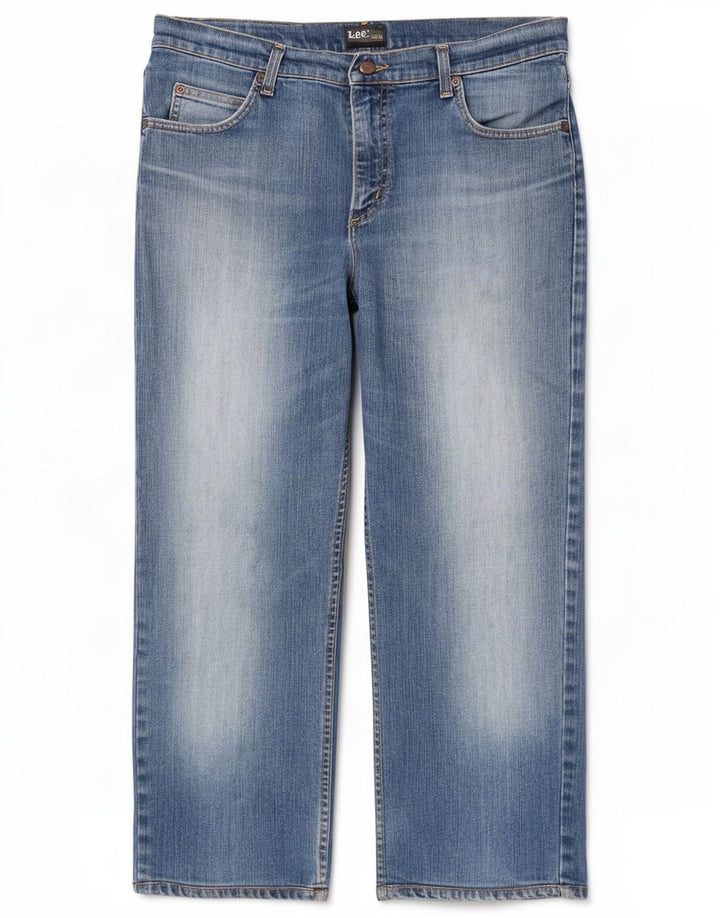 Lee Straight Jeans til mænd W32 L27 Blå