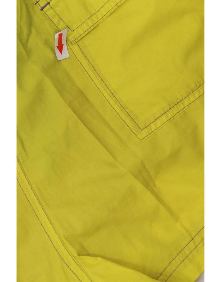 Calvin Klein Herre grafiske badeshorts store gule polyester