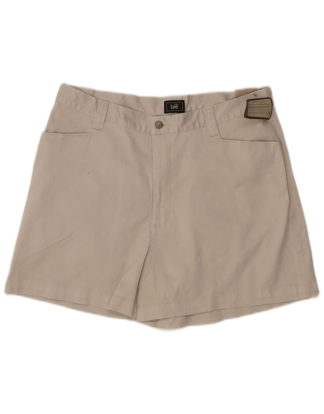 LEE Casual Shorts til kvinder US 16 2XL W34 Grå Bomuld