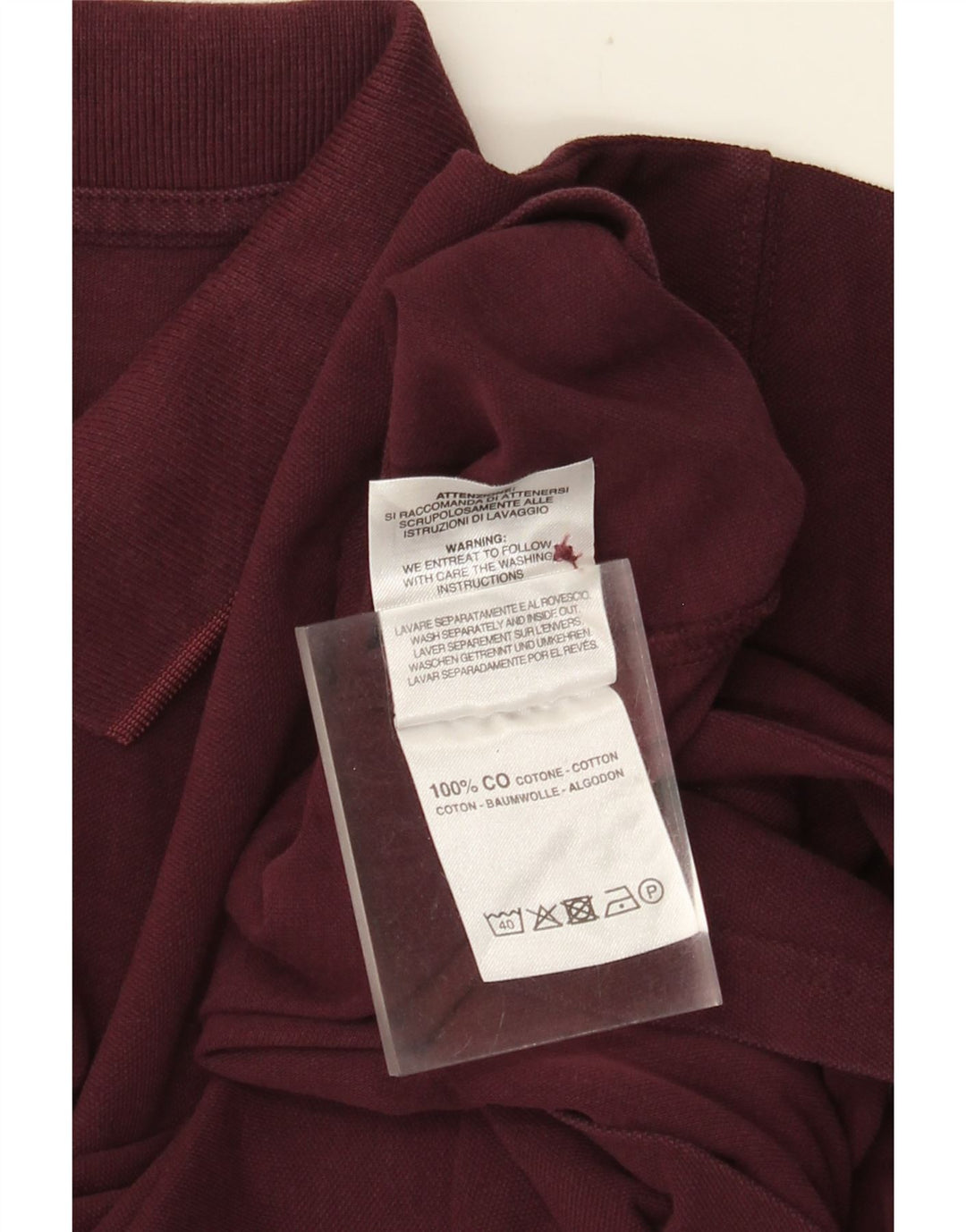 Carrera Herre Regular Polo Shirt 2XL Bourgogne bomuld