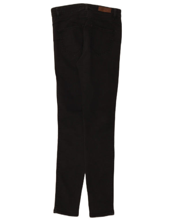 Benetton Dame Slim Jeans W26 L29 Sort Bomuld