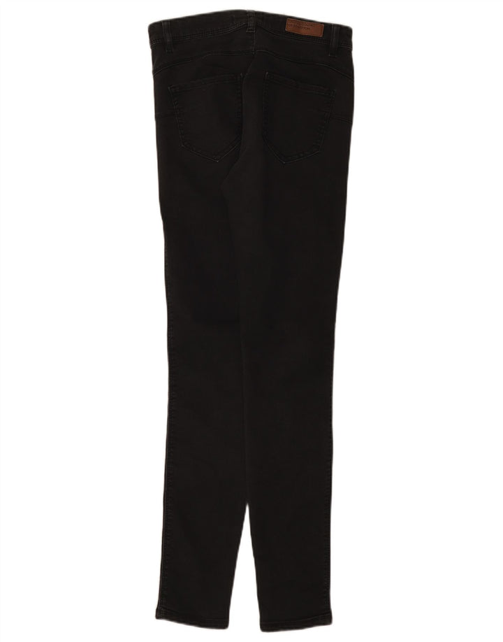 Benetton Dame Slim Jeans W26 L29 Sort Bomuld