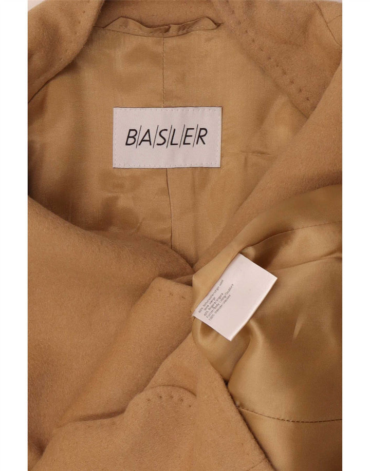 Basler Dame 6-knaps blazerjakke UK 12 Medium Beige Virgin Wool Classic