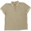LOTTO Mens Polo Shirt XL Khaki Cotton Vintage Lotto and Second-Hand Lotto from Messina Hembry 