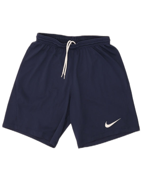 Nike Herre Dri Fit Sportshorts Medium Navyblå Polyester