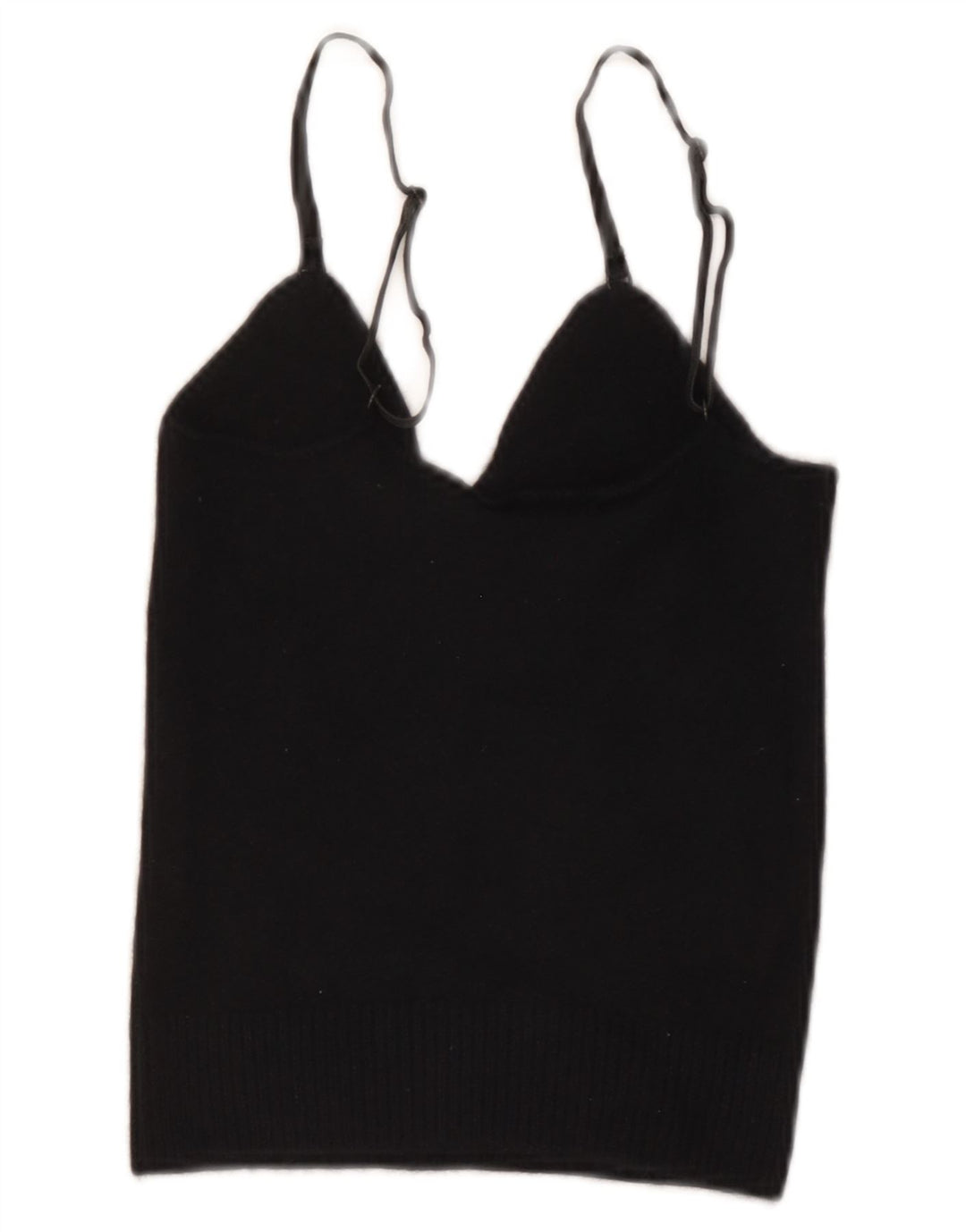 Emporio Armani Dame Crop Cami Top IT 40 Small Navy Blue Uld