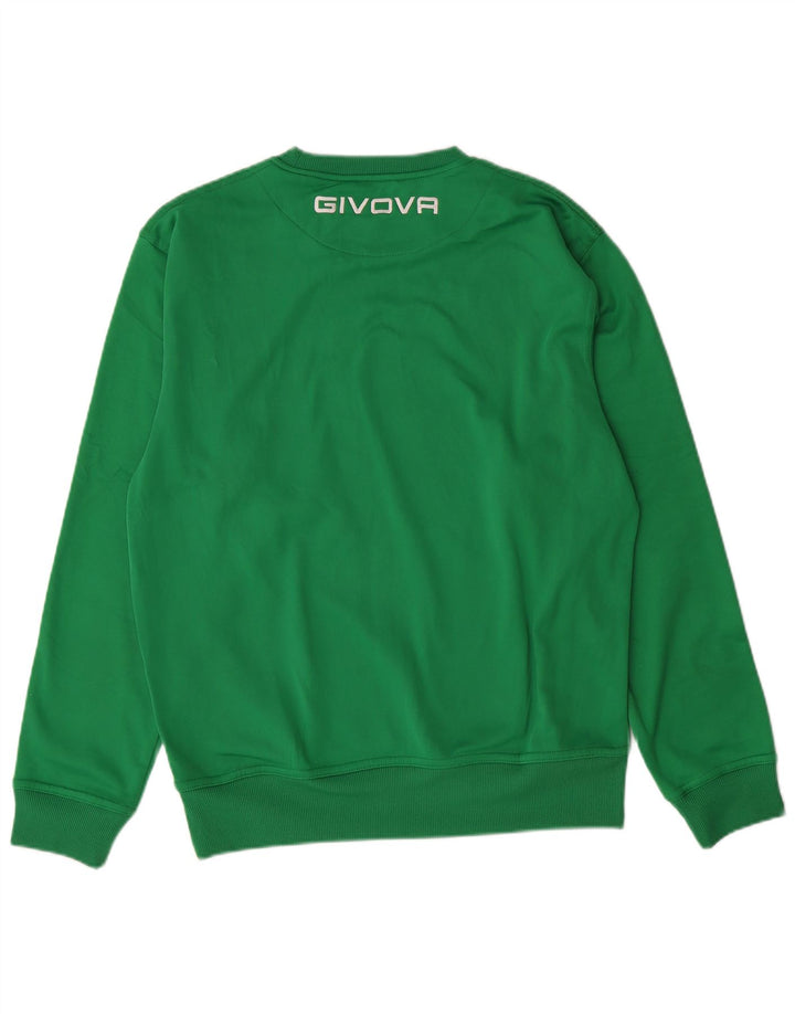 GIVOVA Herre grafisk sweatshirt Jumper Medium Grøn Polyester