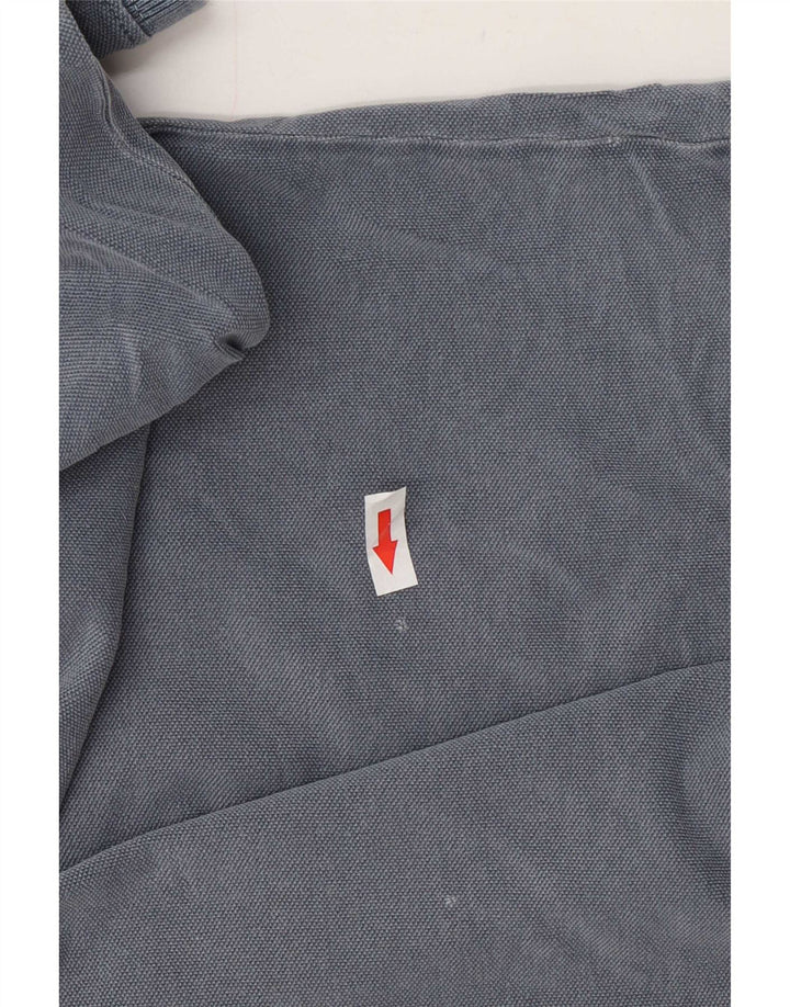 Massimo Dutti Poloshirt til mænd Small Navy Blue Cotton