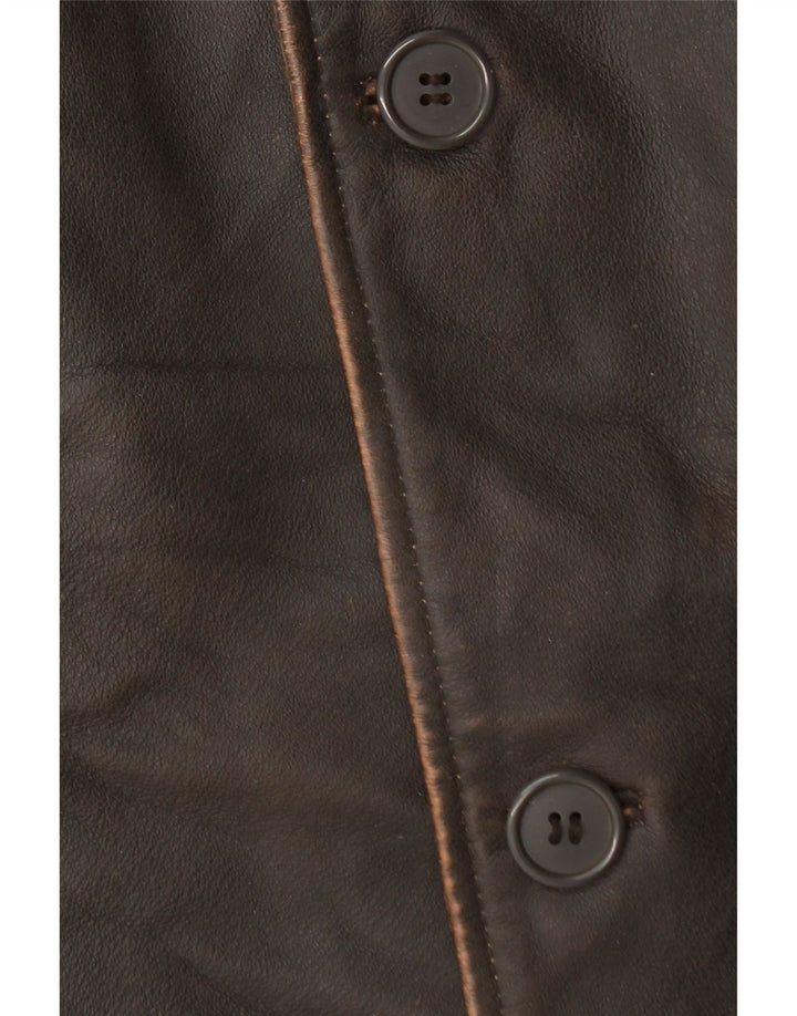 Conbipel Herre Læderjakke IT 52 Stor Brun Læder