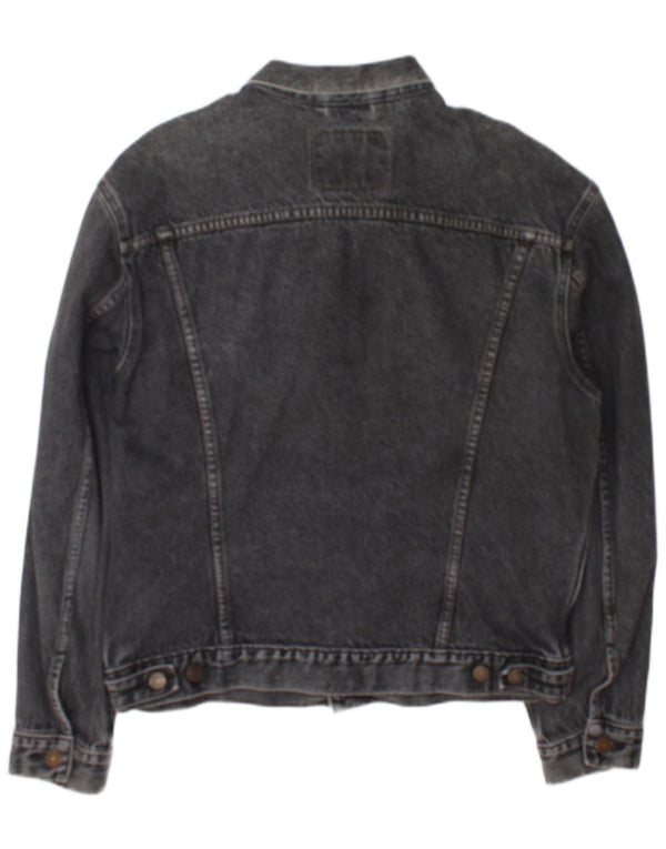 Levi's Mens Denim Jacket UK 40 Large Grey Cotton