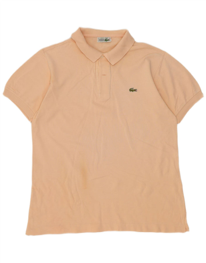 Lacoste herre poloskjorte stor orange bomuld