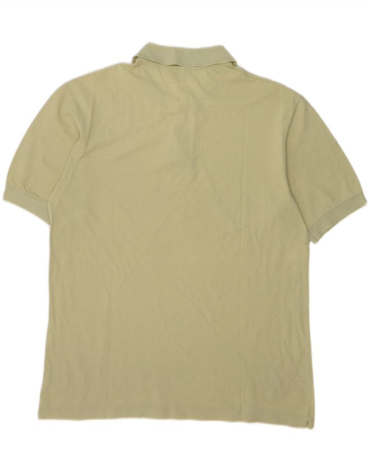 DIADORA Mens Polo Shirt Large Yellow Cotton Vintage Diadora and Second-Hand Diadora from Messina Hembry 