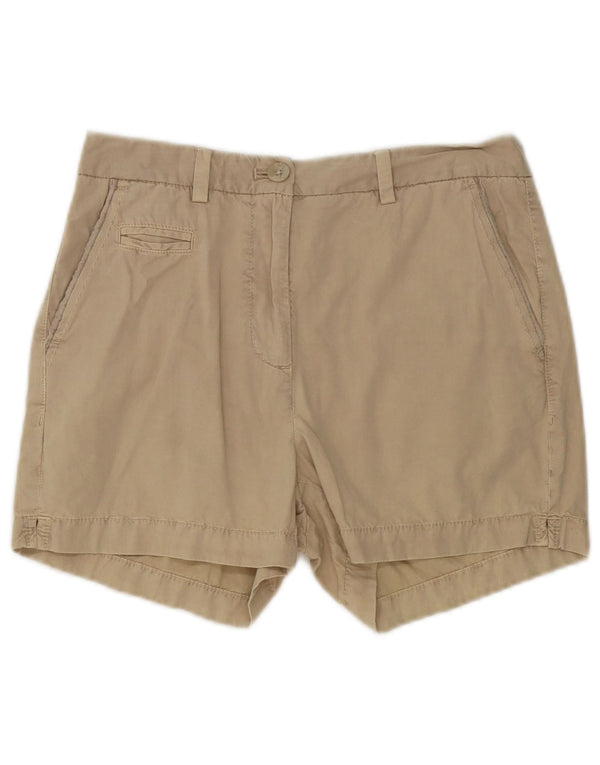 Marks & Spencer Chino Shorts til kvinder UK 8 Small W28 Beige Bomuld