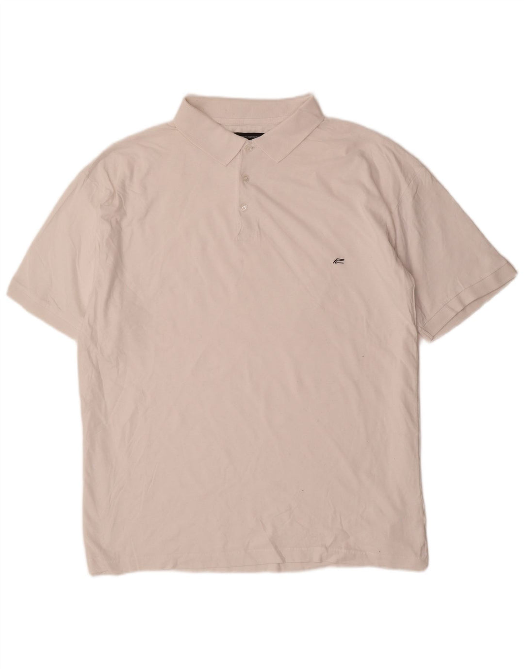 French Connection Herre poloshirt 2XL hvid bomuld