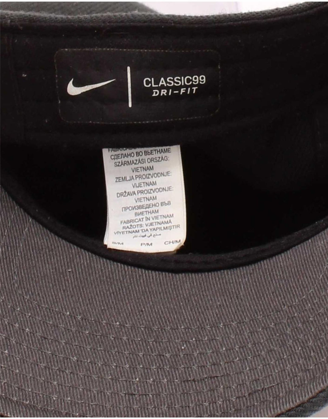 Nike Herre Dri Fit grafisk baseballkasket Lille/mellem grå polyester