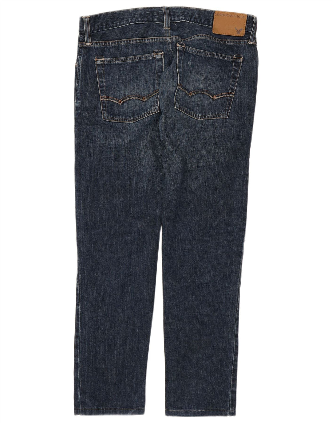 AMERICAN EAGLE Straight jeans til mænd W33 L32 Marineblå bomuld