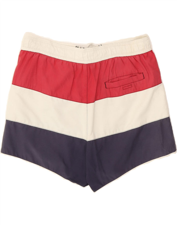 FILA Mens Swimming Shorts Small  Multicoloured Colourblock Polyester Vintage Fila and Second-Hand Fila from Messina Hembry 