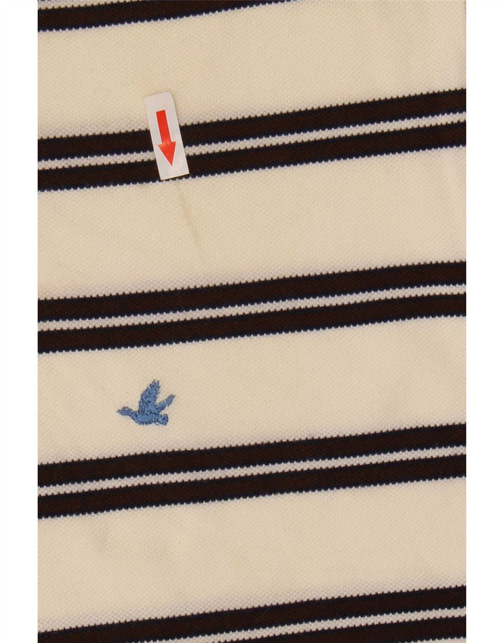 Brooksfield Poloshirt til mænd str. 52 Stor beige stribet