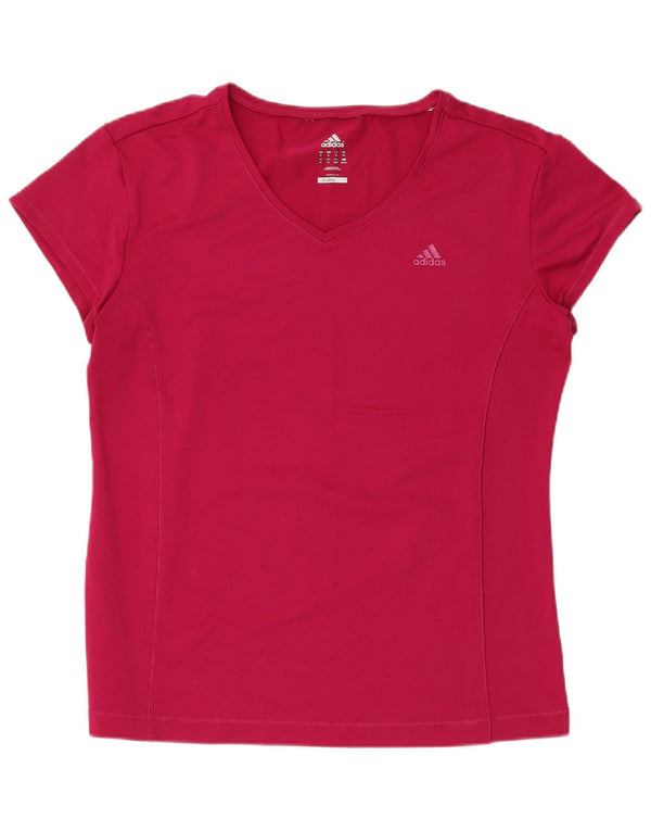 Adidas Dame Climalite T-Shirt Top UK 22 3XL Pink