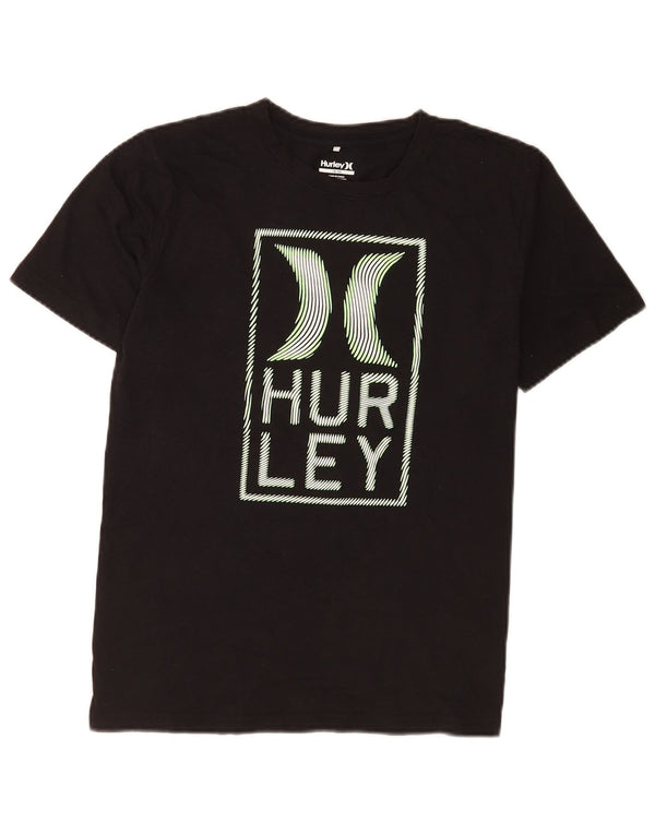 Hurley Girls Grafisk T-Shirt Top 14-15 År Sort Bomuld