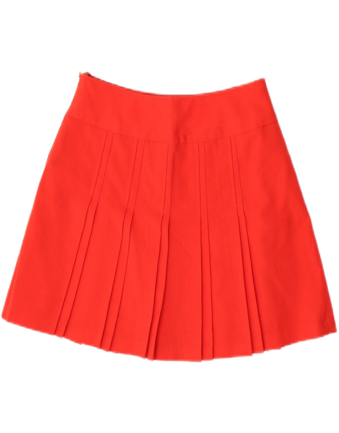 Vintage dame mini plisseret nederdel IT 40 Small W26 Rød