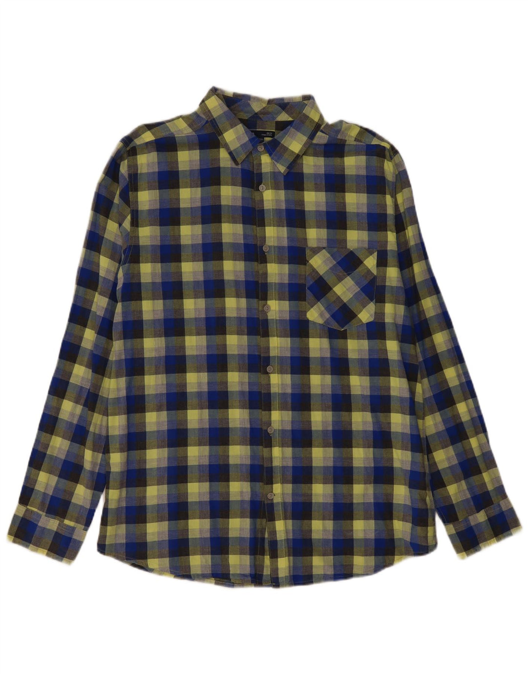 Gap herre Slim Fit skjorte XL flerfarvet ternet bomuld