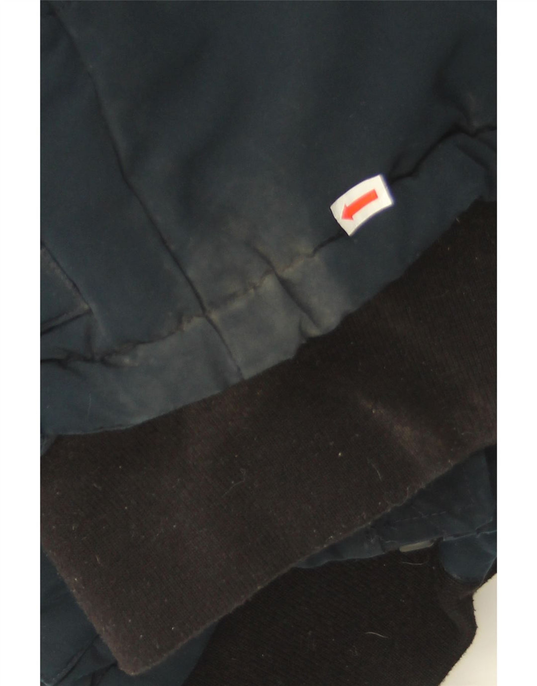 Superdry Dame Oversized Polstret Hættejakke UK 8 Small Navy Blue