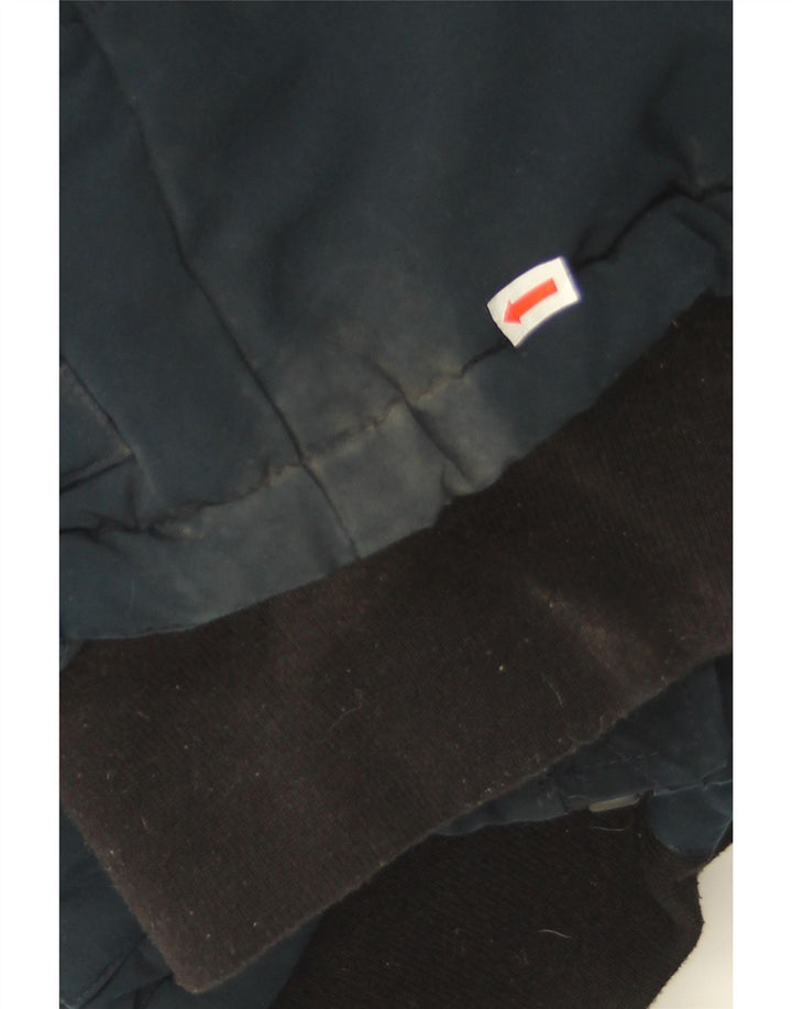 Superdry Dame Oversized Polstret Hættejakke UK 8 Small Navy Blue