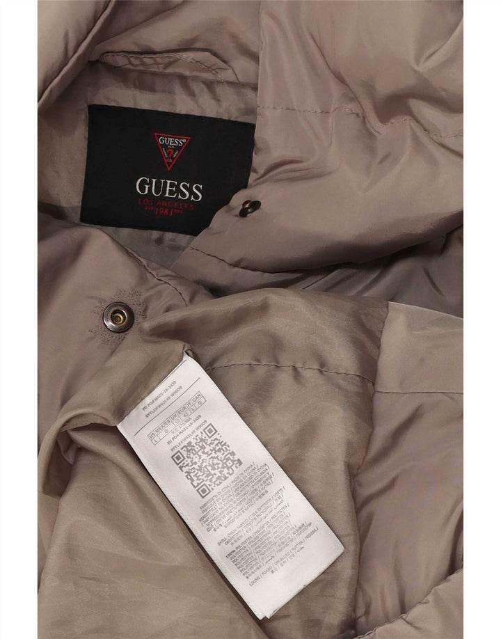 Guess Womens Oversized Polstret Frakke UK 12 Medium Grey Polyester