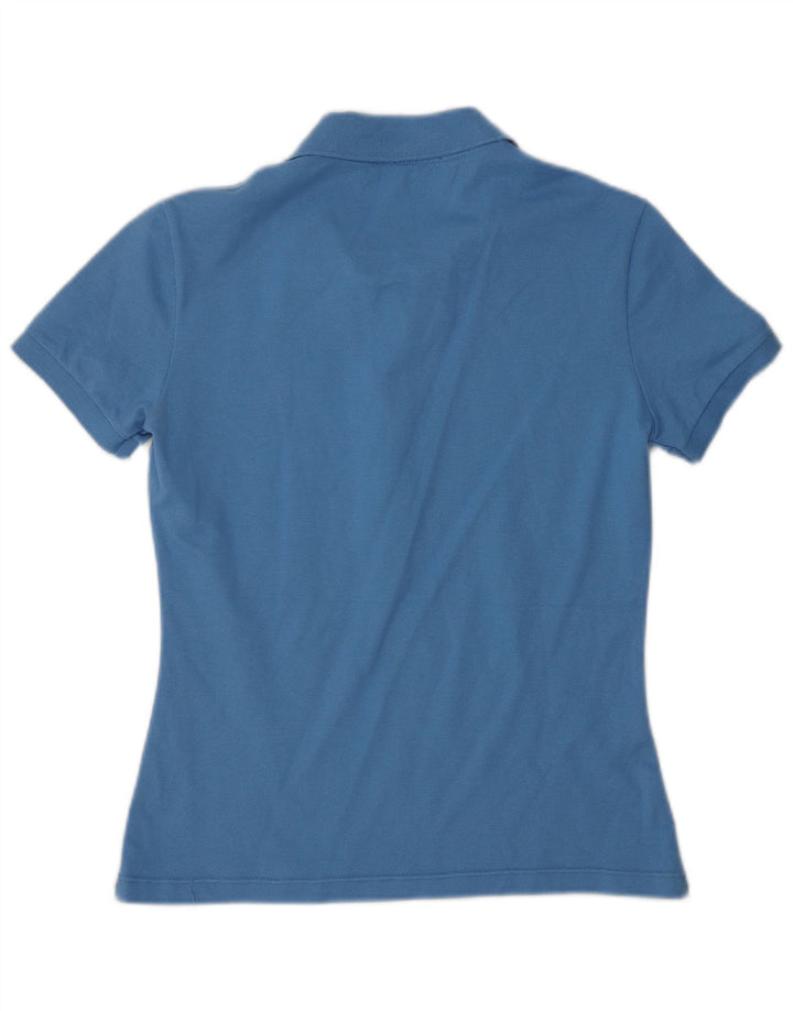 Lacoste Dame Polo Shirt Størrelse 40 Medium Blå Bomuld