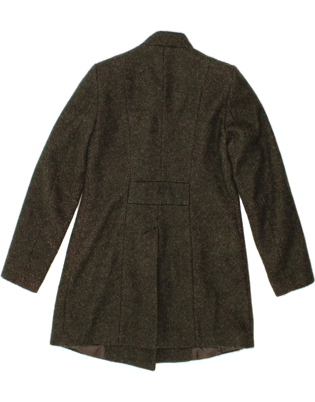 BENETTON Womens Overcoat IT 44 Medium Green Polyester Vintage Benetton and Second-Hand Benetton from Messina Hembry 