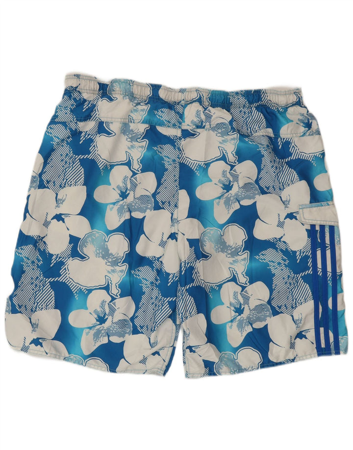 Adidas Badeshorts til mænd XL Blue Floral Polyester