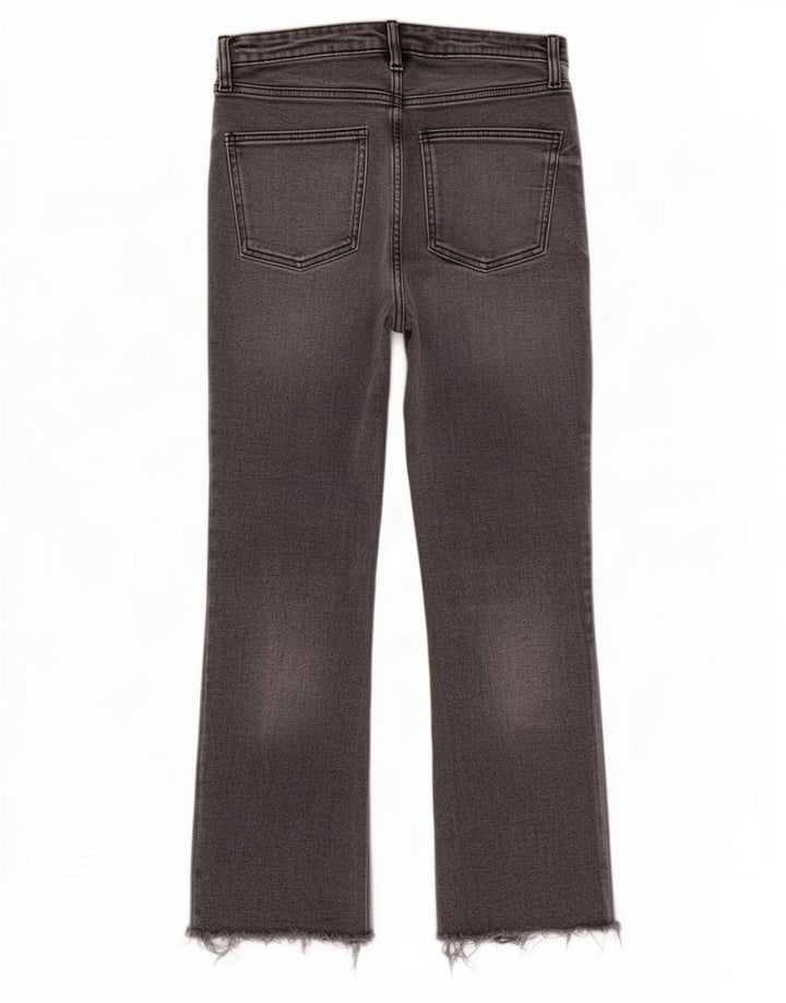 Zara Dame Bootcut Jeans EU 38 Small W28 L26 Grå Bomuld
